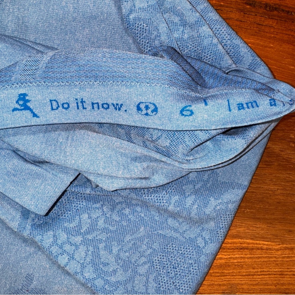 lululemon athletica Blue Short Sleeve Tee - Picture 7 of 12
